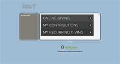 Desktop Screenshot of giving.myfaithfamily.com